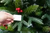 The 2025 new product features a high-end encrypted automatic tree with white PE and pointed PVC, making it a large home decorative Christmas tree Item Picture